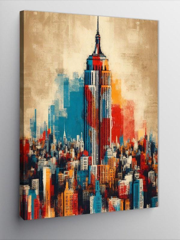 Kanvas Tablo New York Şehri ve Gökyüzü - Image 1