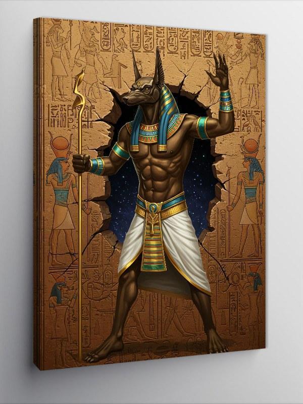 Kanvas Tablo Mısır Tanrısı Anubis - Image 1