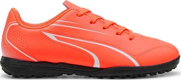 Puma Glowing Red White Black Kıds+Unısex Halı Saha - Image 1