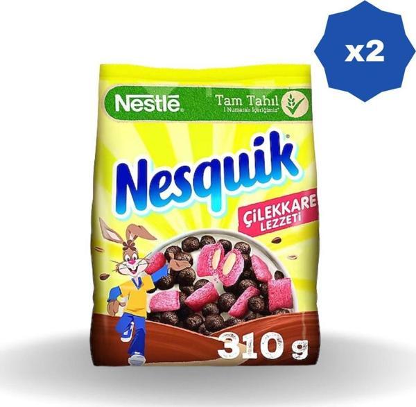 Nesquik Mısır Gevreği Çilek Kare 310 Gr - (2 Adet) - Image 1