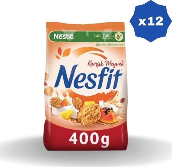 Nestle Nesfit Meyveli Mısır Gevreği 400 Gr. - (12 Adet) - Image 1