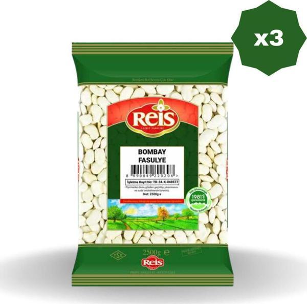 Reis Fasulye Bombay 2,5Kg X 3 Adet - Image 1