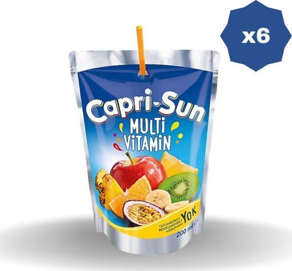 Capri - Sun Capri Sun Multivitamin 200 Ml - (6 Adet) - Image 1