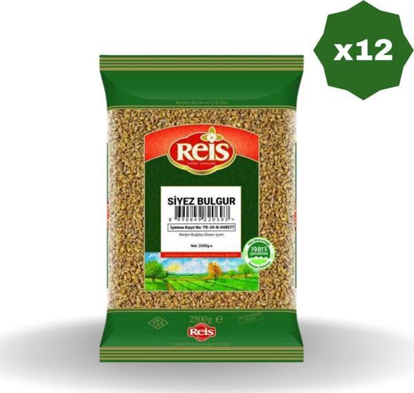 Reis Siyez Bulgur 2,5Kg X 12 Adet - Image 1