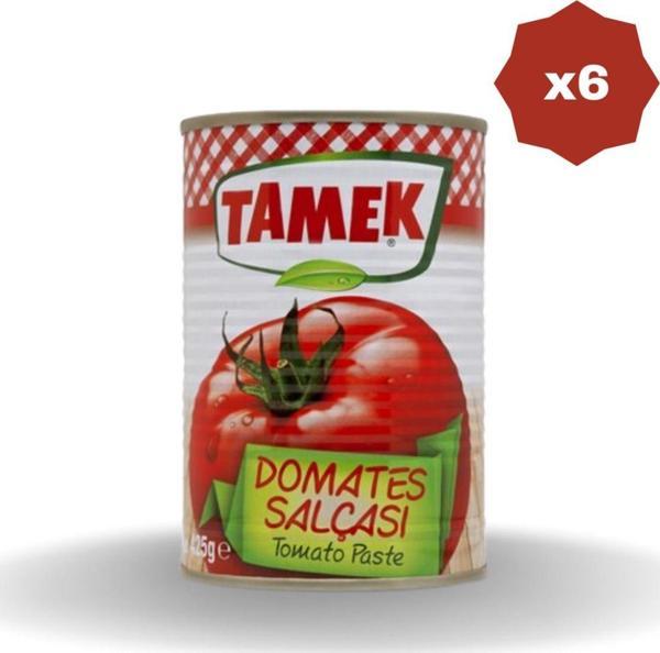 TAMEK Domates Salçası 425 Gr - (6 Adet) - Image 1
