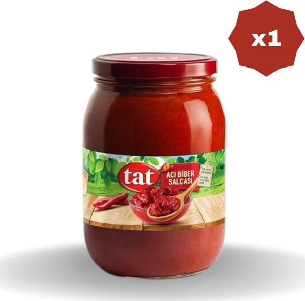 Tat Aci Bi?Ber Salçasi 1450  Gr Cam 1 Adet - Image 1
