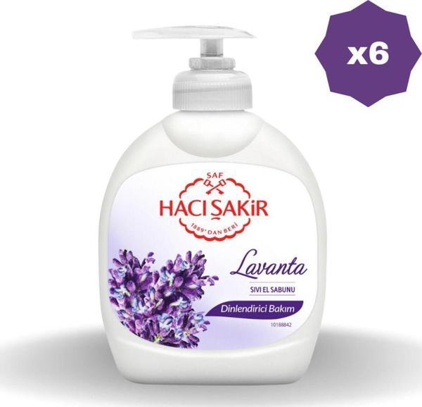 Hacı Şakir Hacışakir Lavanta Sıvı Sabun 300 Ml - (6 Adet) - Image 1