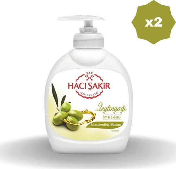 Hacı Şakir Zeytinyağlı Sıvı Sabun 300 Ml - (2 Adet) - Image 1