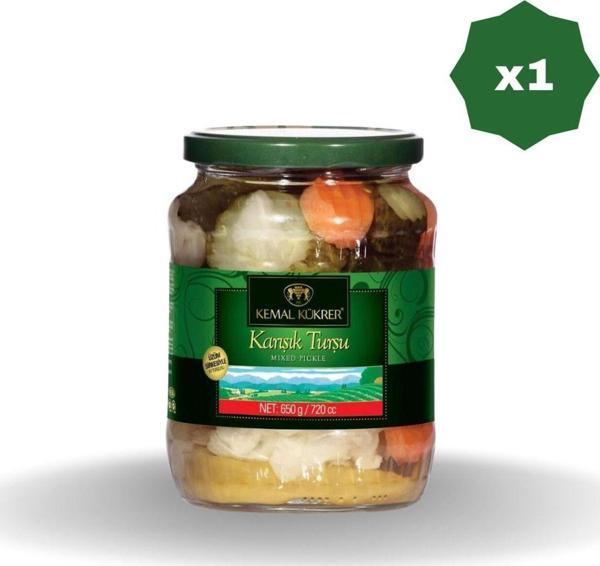 Kemal Kükrer Karışık Turşu Cam 720 Cc - (1 Adet) - Image 1