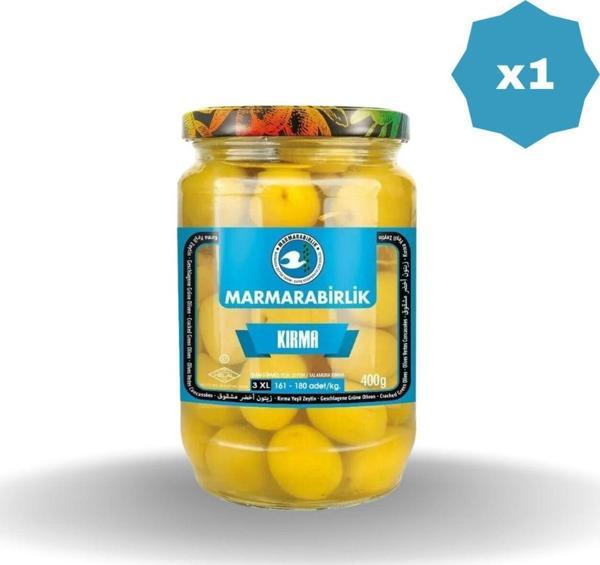 Marmarabirlik Zeytin Yeşil 161-180 Kırma 400 Gr - (1 Adet) - Image 1