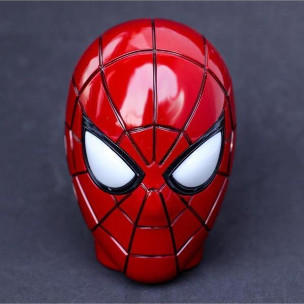 Spiderman Örümcek Adam Kablosuz Bluetooth Hoparlör Stereo Hoparlör LED Işık - Image 1