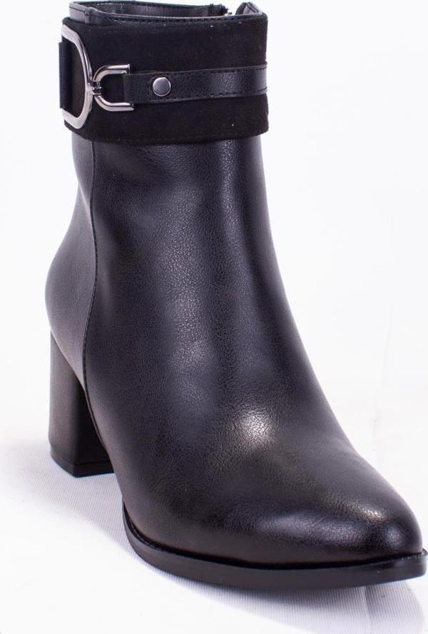 Dagoster DZA07-92822500 Siyah Klasik Topuklu Kadın Bot - Image 1