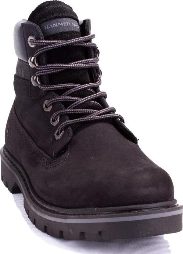 Hammer Jack 10216600 Siyah Ortopedik Günlük Unisex Deri Bot - Image 1