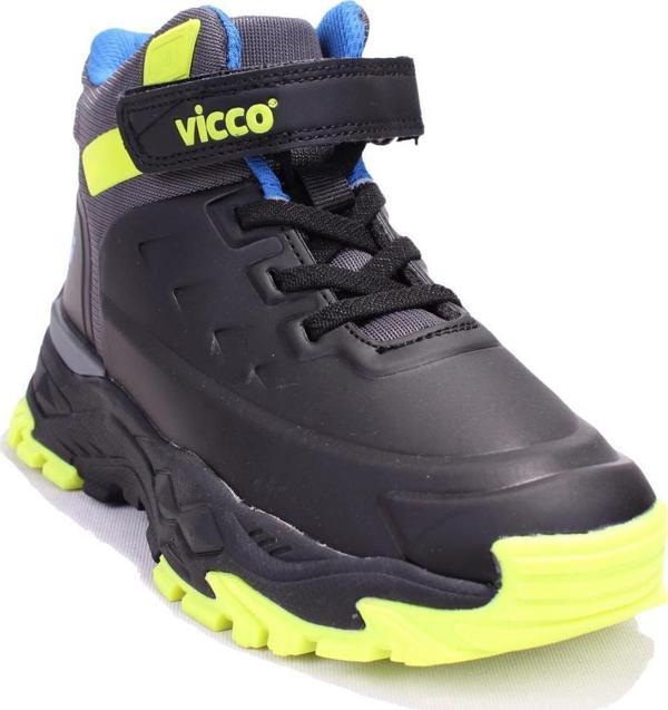 Vicco Agora 869F24K472 Siyah Ortopedik Günlük Erkek Çocuk Spor Bot - Image 1