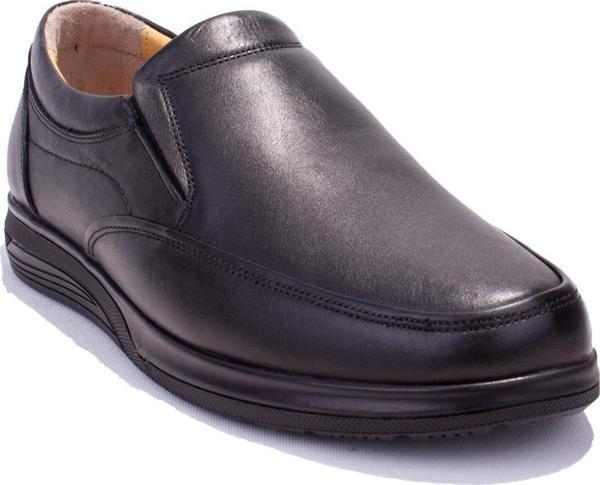 Dagoster DMA08-419KS Siyah Ortopedik Günlük Erkek Deri Ayakkabı - Image 1