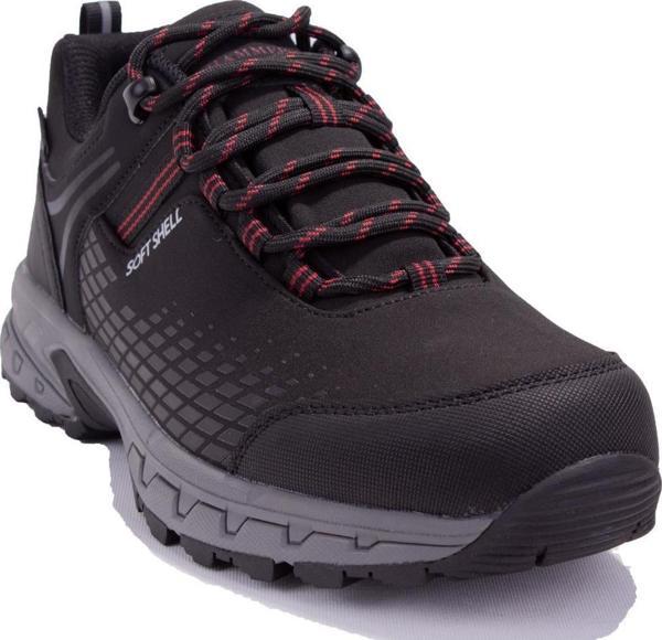 Hammer Jack 10121634 Siyah Kırmızı Su Geçirmez Günlük Unisex Spor Ayakkabı - Image 1