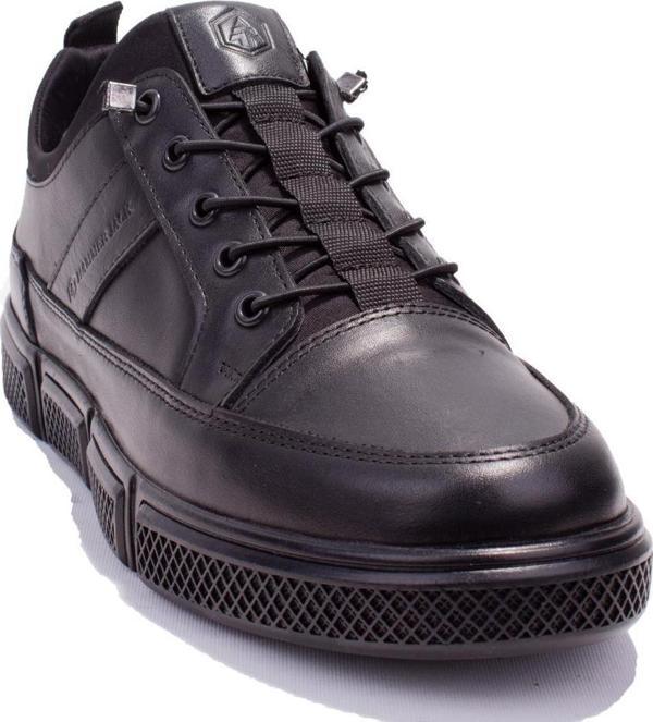 Hammer Jack 10223650 Siyah Ortopedik Günlük Erkek Deri Ayakkabı - Image 1