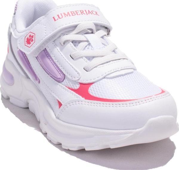 Lumberjack Narına  Beyaz Ortopedik Günlük Kız Çocuk Spor Ayakkabı - Image 1