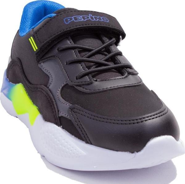 Pepino 1533 Siyah Mavi Ortopedik Günlük Erkek Çocuk Spor Ayakkabı - Image 1