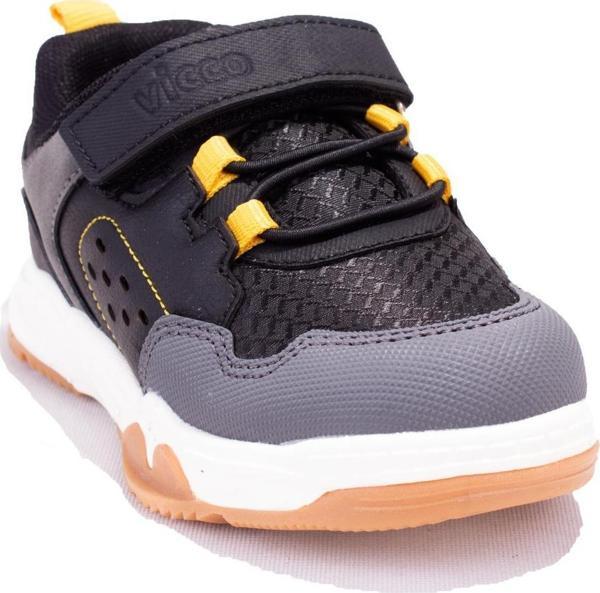 Vicco Homer 346P24K334 Siyah Ortopedik  Günlük Erkek Çocuk Spor Ayakkabı - Image 1