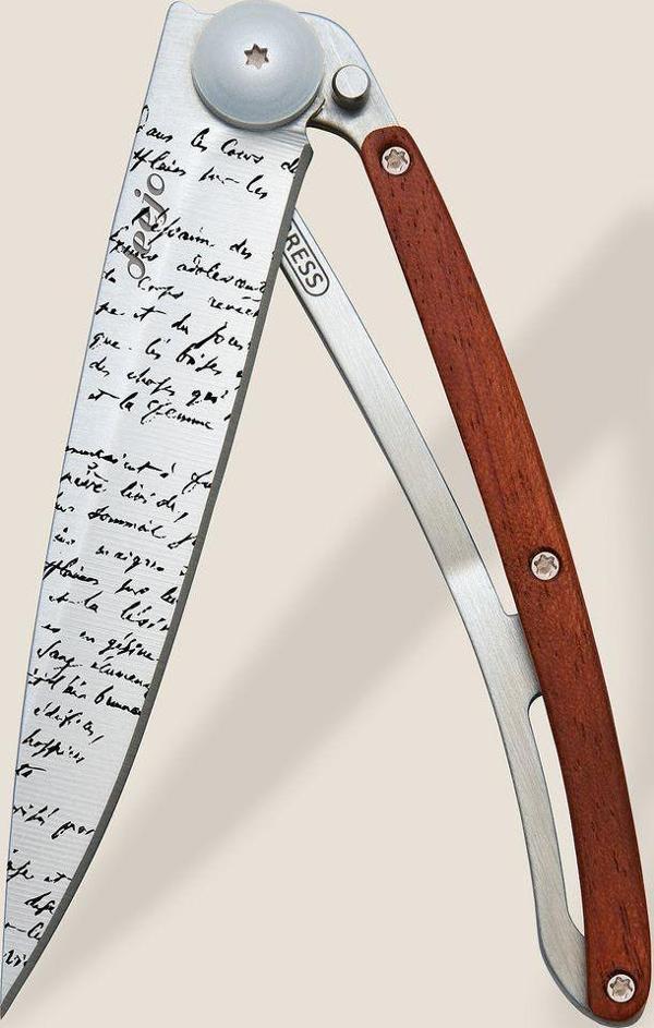 Deejo 37g, Coral Wood / Manuscript - Image 1