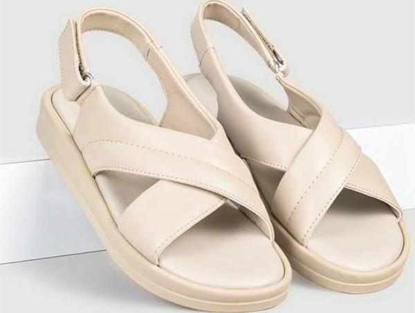 CEYO 9986-3 ORTOPEDİK MEMORY FOAM ÇAPRAZ KADIN SANDALET - Image 1
