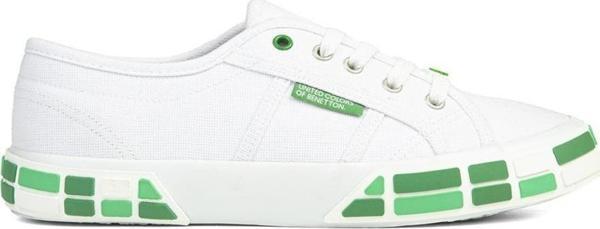 BENETTON BN-30691BAĞLI KETEN UNİSEX SNEAKERS SPOR AYAKKABI - Image 1