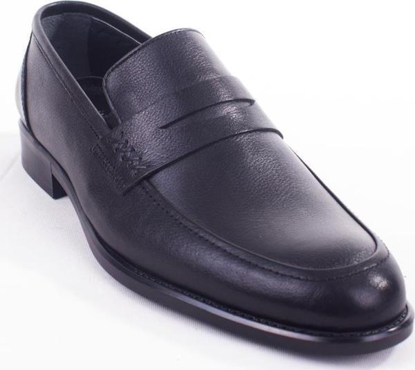 Dagoster DMA08-810 Siyah Klasik Erkek Deri Ayakkabı - Image 1