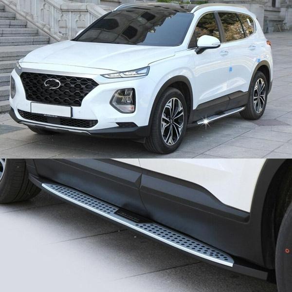 Hyundai Santa Uyumlu Fe 2019- Yan Basamak Koruma Side Step Bmw Style - Image 1