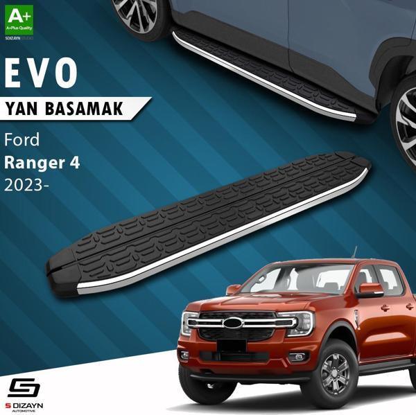 S-Dizayn Ford Ranger 4 Evo Krom Yan Basamak 203 Cm 2023 Üzeri A+ Kalite - Image 1