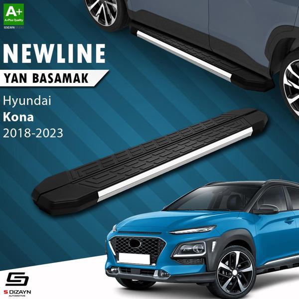 S-Dizayn Hyundai Kona NewLine Krom Yan Basamak 173 Cm 2018-2023 A+ Kalite - Image 1