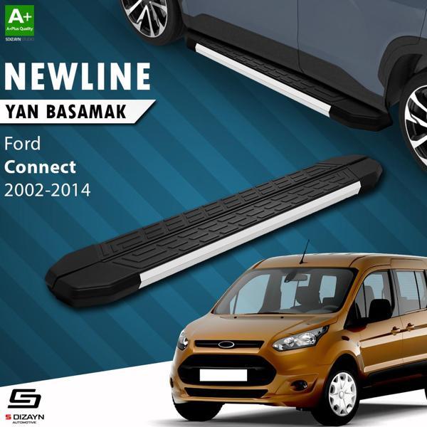 S-Dizayn Ford Connect Uzun Şase NewLine Aluminyum Yan Basamak 203 Cm 2002-2014 A+ Kalite - Image 1