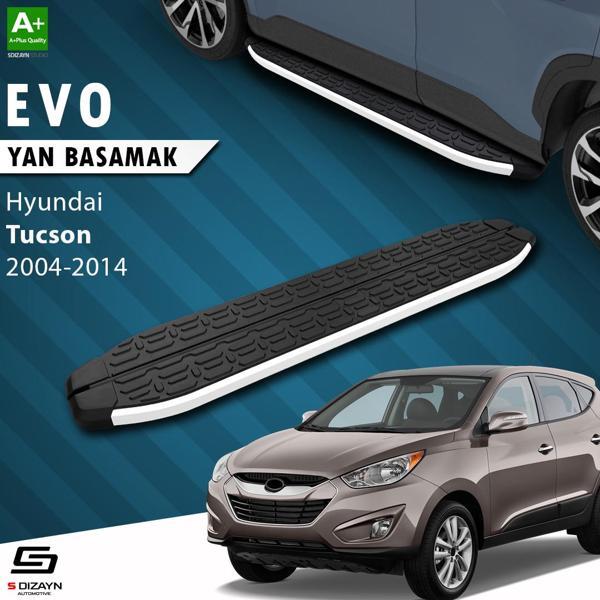 S-Dizayn Hyundai Tucson 2 Evo Aluminyum Yan Basamak 173 Cm 2004-2014 A+ Kalite - Image 1