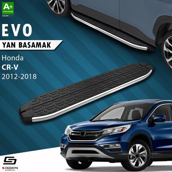 S-Dizayn Honda CR-V 4 Evo Krom Yan Basamak 173 Cm 2012-2018 A+ Kalite - Image 1