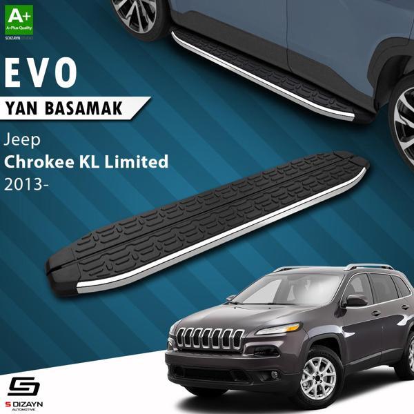S-Dizayn Jeep Cherokee KL Evo Krom Yan Basamak 173 Cm 2013-2023 A+ Kalite - Image 1