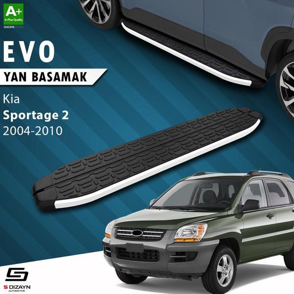 S-Dizayn Kia Sportage 2 Evo Aluminyum Yan Basamak 173 Cm 2004-2010 A+ Kalite - Image 1