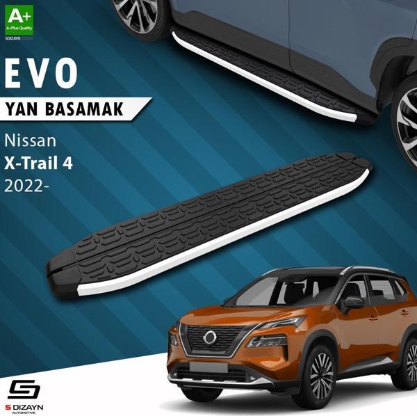 S-Dizayn Nissan X-Trail T33 Evo Aluminyum Yan Basamak 183 Cm 2022 Üzeri A+ Kalite - Image 1