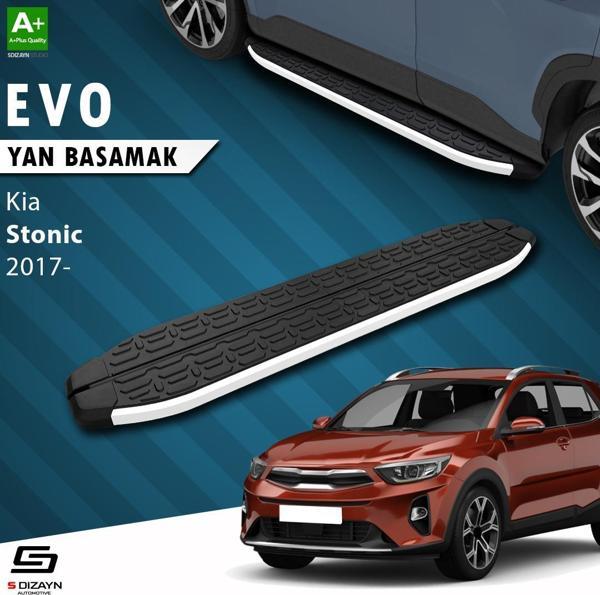 S-Dizayn Kia Stonic Evo Aluminyum Yan Basamak 173 Cm 2017 Üzeri A+ Kalite - Image 1
