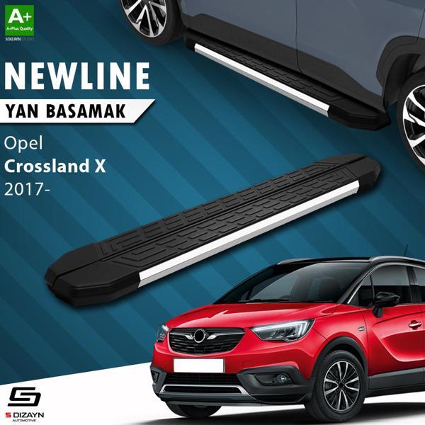 S-Dizayn Opel Crossland X NewLine Krom Yan Basamak 173 Cm 2017 Üzeri A+ Kalite - Image 1