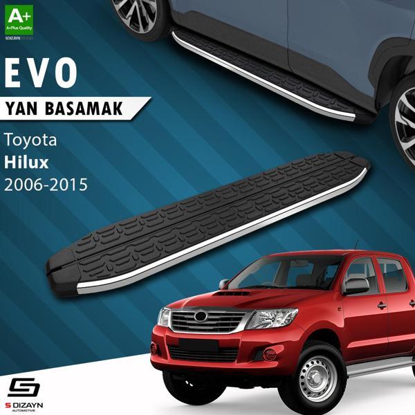 S-Dizayn Toyota Hilux 7 Evo Krom Yan Basamak 203 Cm 2006-2015 A+ Kalite - Image 1