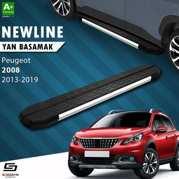 S-Dizayn Peugeot 2008 NewLine Krom Yan Basamak 173 Cm 2013-2019 A+ Kalite - Image 1