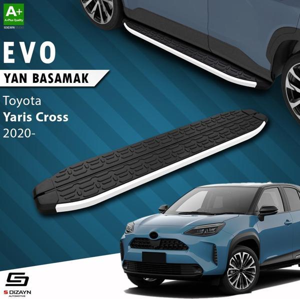 S-Dizayn Toyota Yaris Cross Evo Aluminyum Yan Basamak 173 Cm 2020 Üzeri A+ Kalite - Image 1