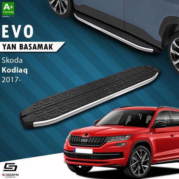 S-Dizayn Skoda Kodiaq Evo Krom Yan Basamak 193 Cm 2017 Üzeri A+ Kalite - Image 1