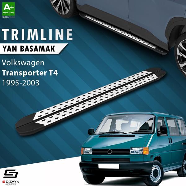 S-Dizayn VW Transporter T4 Kısa Şase TrimLine Gri Yan Basamak 215 Cm 1995-2003 - Image 1