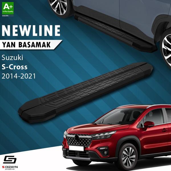 S-Dizayn Suzuki SX4 2 S-Cross NewLine Siyah Yan Basamak 173 Cm 2014-2021 A+ Kalite - Image 1