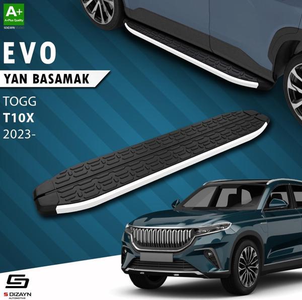 S-Dizayn TOGG T10X Evo Aluminyum Yan Basamak 203 Cm 2023 Üzeri A+ Kalite - Image 1
