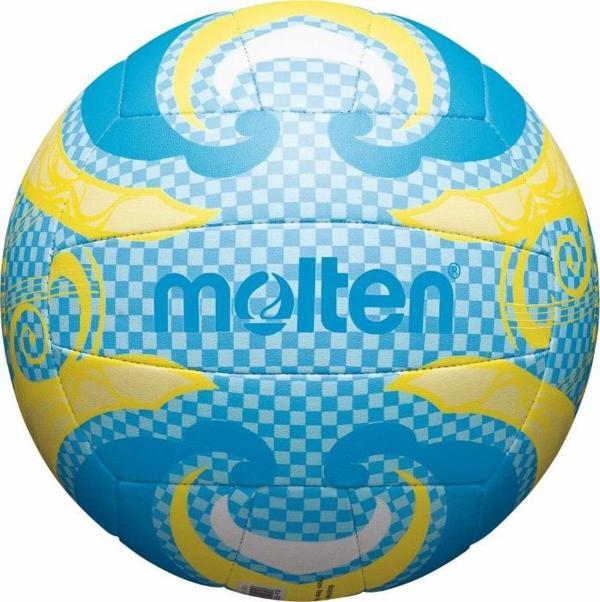 PU DERİ  MAKİNE DİKİŞLİ  18 PANEL VOLEYBOL TOPU V5B1502-C NO:5  - Image 1