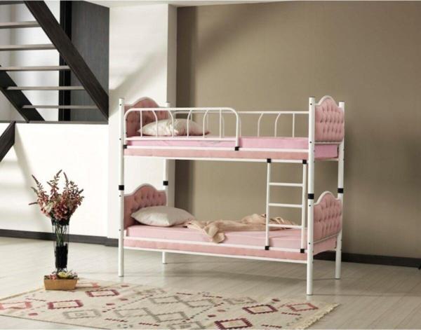 Teknor Melis 90X200 Yatak Ölçülü Genç Çocuk Odası Metal Ranza - Image 1