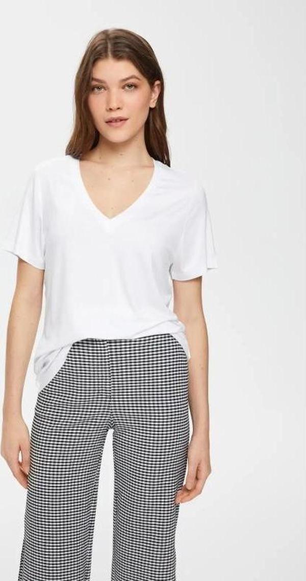 Faik Sönmez Kadın Kısa Kol T-shirt B00001 - Image 1