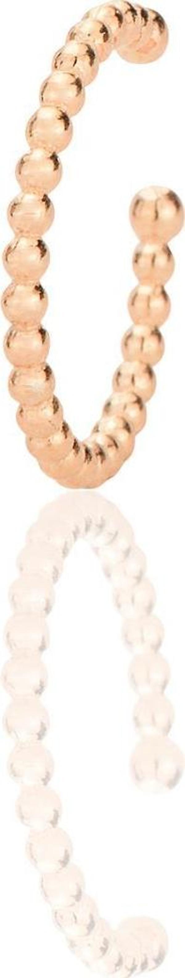 Gümüş rose topçuklu conch kıkırdak küpe [barcode] - Image 1